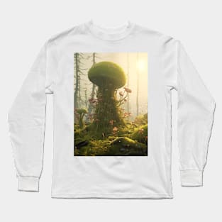 Surreal Mushroom Long Sleeve T-Shirt